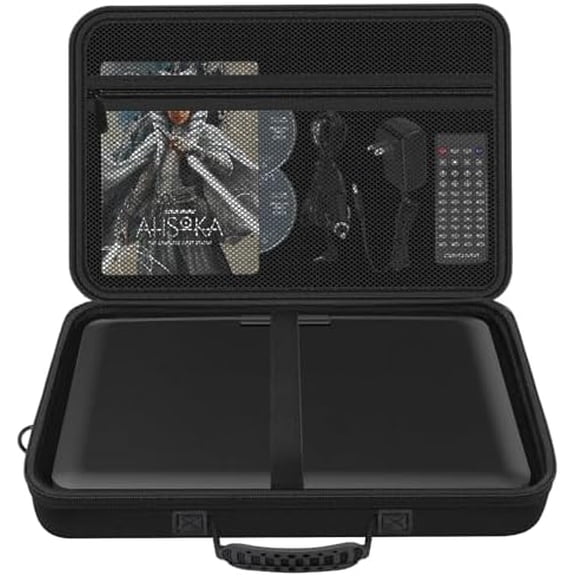 Travel Carrying Case for BOIFUN 17.5‘’ / DBPOWER 17.9‘’ / YOTON 17.5‘’ / pofoto 15.7‘’-17.5‘’ / ieGeek 15.9‘’-17.5‘’ Portable DVD Player (Case Only!)