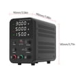 thumbnail image 2 of yeacher Bench DC Power Supply Variable 30V 5A Digital Display Adjustable Switching Regulated Power Supply CV CC with Output Switch, USB Quick Charge Port, Short Circuit Alarm, Encoder Adjustment Knob, 2 of 8