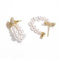 thumbnail image 3 of Pendientes TUNC Perlas Mujeres Niñas Sencillez, 3 of 5