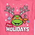 thumbnail image 2 of Teenage Muntant Ninja Turtles - Happy Holidays  - Men's Short Sleeve Graphic T-Shirt, 2 of 3