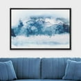 thumbnail image 2 of wall26 Framed Canvas Print Wall Art Blue Snow Winter Pastel Mountain Forest Nature Wilderness Illustrations Modern Art Decorative Rustic Multicolor for Living Room, Bedroom, Office - 16"x24&quot, 2 of 5