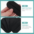 thumbnail image 5 of 6pcs Mini Silicone Shoulder Pads Invisible Shoulder Strap Pads Non-slip Shoulder Strap Gasket Lingerie Shoulder Pads Anti-slip Shoulder Clasp for Women Use Black, 5 of 11