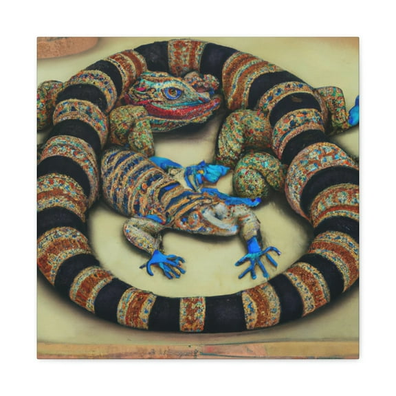 Gila Monster Majesty - Canvas