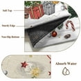 thumbnail image 6 of Round Rugs 7 Ft, Beige Christmas Non Slip Area Rugs for Kitchen Bedroom Entryway, Gnomes Xmas Tree Snowflake Winter Gifts Rustic Washable Carpet Runner Rug Floor Mats for Bedroom Home Decor, 6 of 9