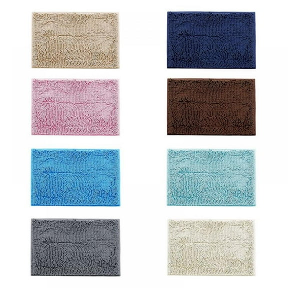 AJZIOJIRO 16" x 24" Soft Plush Bathroom Rugs Bath Mat Small Rug Non Slip Carpet