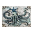 thumbnail image 4 of Ryvnso Retro Octopus Area Rug Floor Mats Non-Slip Home Carpet 80 x 58 inch, 4 of 7