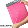 thumbnail image 2 of ProLine® Pink Poly Bubble Padded Shipping Mailers Envelopes 10.5" x 16" (200 Mailers), 2 of 5