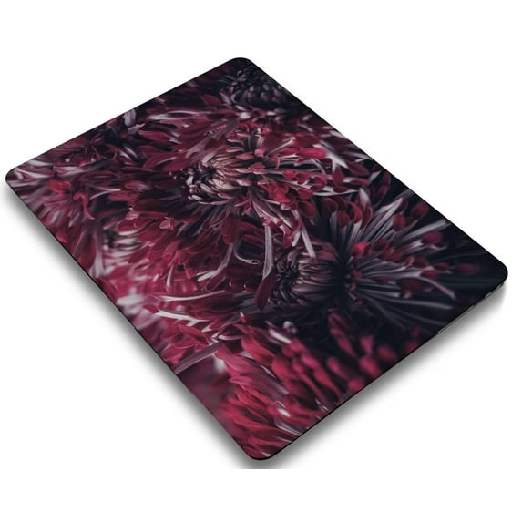 KSK KAISHEK Hard Case Shell Cover Only for MacBook Pro 16 inchs( XDR Display Touch ID, 2020-2019) + Black Keyboard Cover Model A2141, Type C Flower 1704