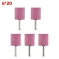 thumbnail image 1 of 5Pcs 6mm Shank Abrasive Mounted Stone Cylinder for Rotary Tool Grinding Wheel 6X20, 1 of 6