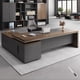 thumbnail image 2 of Drawer Japanese Desk Table Modern Reception Storage Writing Office Desk Music Escritorio Para Compuradora Desk Decorations My Lux Decor Round, 2 of 14