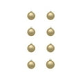 thumbnail image 3 of 8ct Matte Gold Glass Ball Christmas Ornaments 3.25" (80mm), 3 of 4