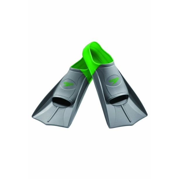 Speedo Short Blade Swim Swimming Training Fins Soft Silicone Short