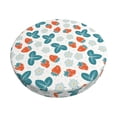 thumbnail image 6 of Uemuo Floral Strawberr Pattern Round Bar Stool Seat Covers Washable Stool Cushion Slipcover Elastic Bar Chair Covers-13 inch, 6 of 7
