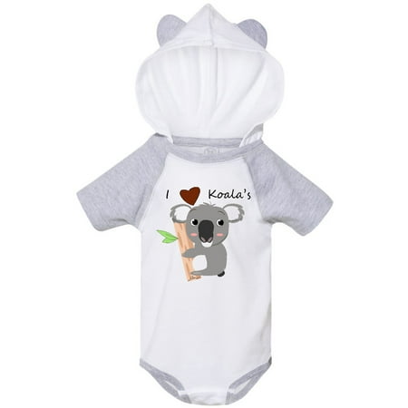 

Inktastic I heart Koalas Gift Baby Boy or Baby Girl Bodysuit