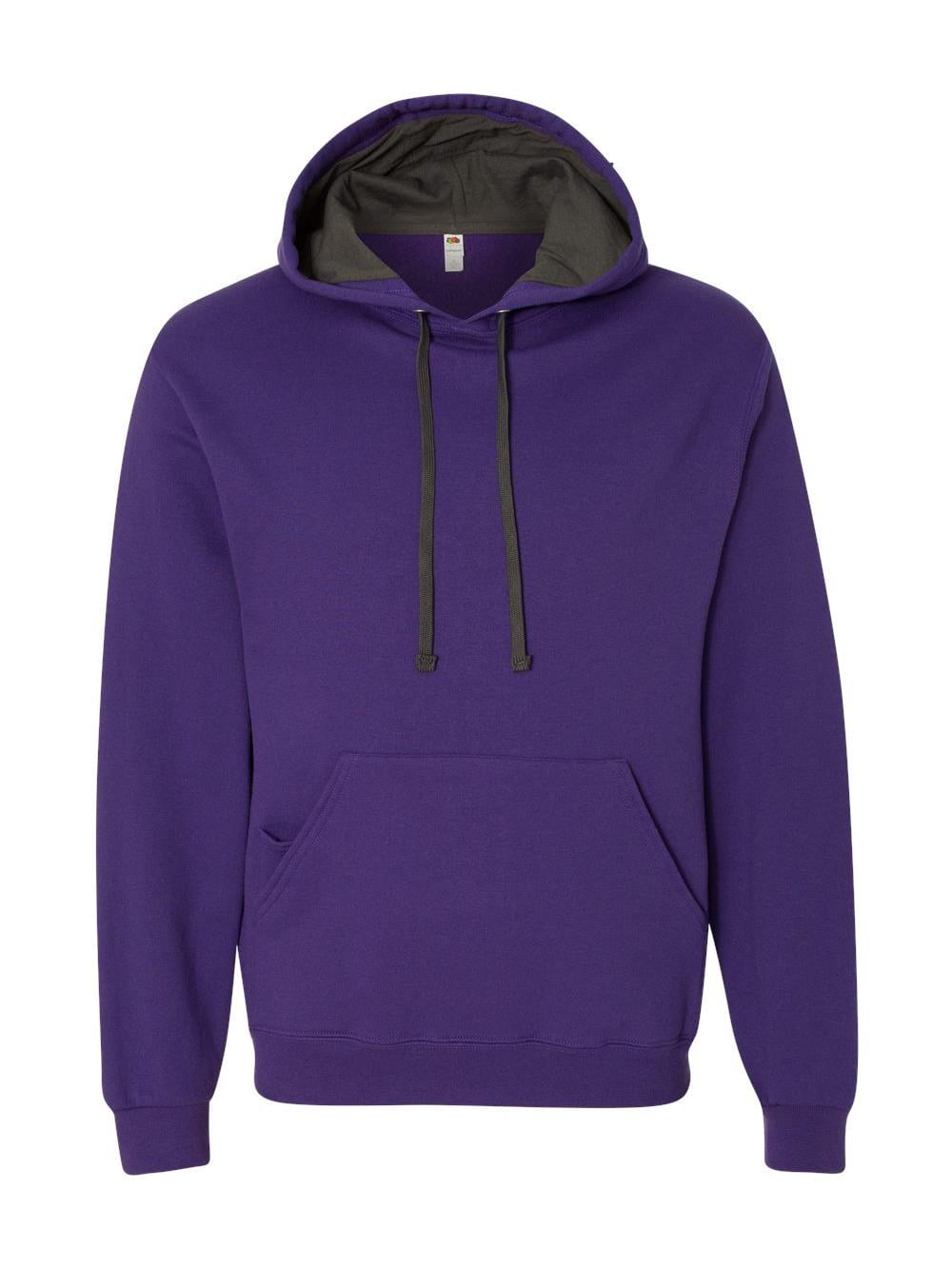 Fruit of the loom purple sweatshirt Clearance