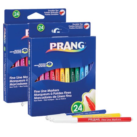 UPC: 0194629102051 | Prang® Classic Art Markers  Fine Line  24 per Pack  2 Packs