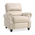 thumbnail image 4 of Homesvale Cari Tan Faux Leather Push Back Recliner Chair, 4 of 7