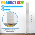 thumbnail image 2 of Uxcell Growth Chart for Wall, 77" x 8" Removable Canvas Height Chart Ruler, Hanging Measurement Ruler for Bedroom Playroom Wall Decor (Gray, Morandi Colors), 2 of 6