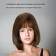 thumbnail image 4 of sweethay Peluca de mujer ajustable corta recta 35-40CM de longitud Cosplay postizo vestidor reutilizable portátil decoración regalos de pelo falso Cuidado del cabello sweethay MR1366-00, 4 of 6