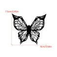 thumbnail image 5 of SDFGTstore Butterfly Eyeliners Stencils Eyebrow Eyeshadow Applicators Eye Makeup Templates, 5 of 10
