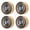 Titanium, variant on Yajisi 4pcs RC Beadlock Wheel Durable Aluminum Alloy Brass RC Wheel Weight Block for 1/18 1/24 RC Car Titanium (1.69 inches / 43 mm)