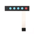 thumbnail image 3 of 1x5 for Matrix Array LED 5 for Key Membrane Switch Keypad Keyboard Auto Menu for Project, 3 of 5