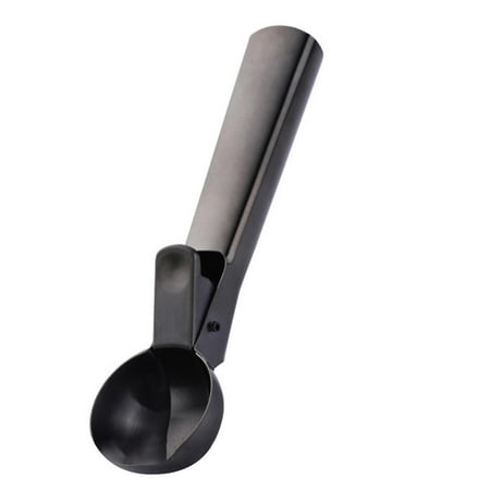 

Pengpengfang 2 Pcs Ice Cream Scoop with Trigger Non-stick Dishwasher Safe Anti-slip Rustproof Labor Saving Stainless Steel Ergonomic Design Watermelon Spoon for Dessert Shop