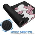 thumbnail image 6 of Pink, White and Black Cartoon Camouflage&nbsp;mouse Padswaterproofwashable&nbsp;for Office Home Work GamingmousepadRubber Base Mousepad with Stitched Edges 31.5x11.8inches, 6 of 7