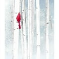 thumbnail image 2 of CafePress - Red Cardinal Bird Snow Birch Trees Mugs - 11 oz Ceramic Mug - Novelty Coffee Tea Cup, 2 of 4