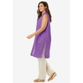 thumbnail image 3 of Woman Within Plus Size Lightweight Linen Vest, 3 of 4