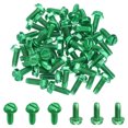 thumbnail image 1 of Unique Bargains 50 Pcs 10-32 x 1/2 Inch Self Tapping Ground Screw, Grounding Hex Flanged Head, 1 of 7