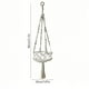 thumbnail image 3 of Organizador de cestas de verduras colgantes | Bolsas de productos de malla de rejilla para pared de cocina, despensa, almacenamiento | Tela transpirable, blanca, 75cm & 80cm, ahorra espacio,, 3 of 6