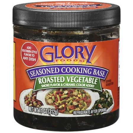Glory Foods Roasted Vegetable Seasoned Cooking Base, 11 oz
