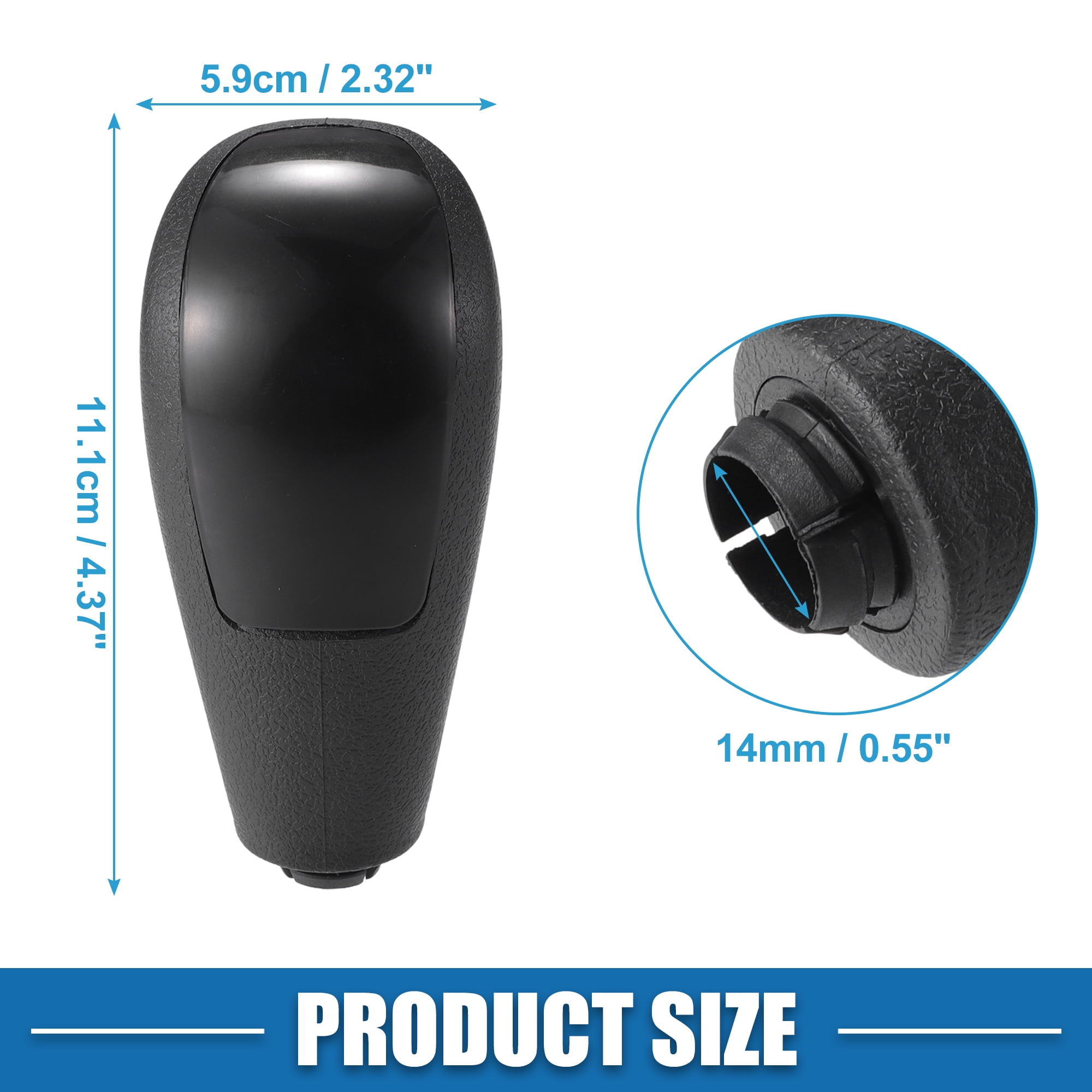 Auto Gear Shift Knob Handle with Button Automatic Transmission Shift Knob for Ford Focus 2005-2012