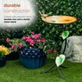 thumbnail image 6 of Alpine Corporation Metal Birdbath with Hummingbird and Branch Stand, 6 of 10