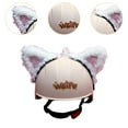 thumbnail image 6 of yotijay Generic Helmet Accessories Cartoon Helmet Ears for Snowboarding Helmet White, 6 of 9