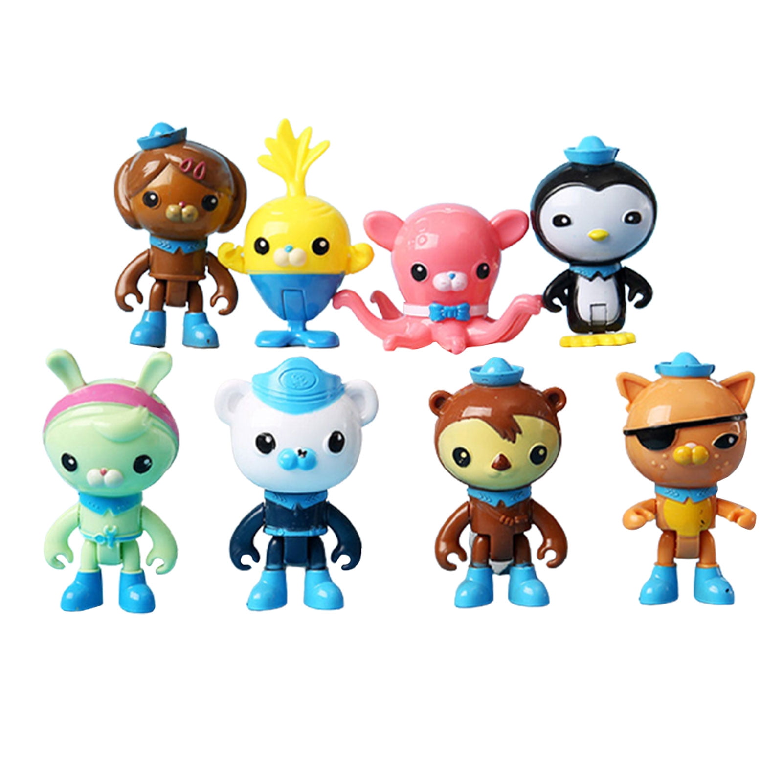 8pcs Octonauts 5 10cm Figures Toy Barnacles Peso Kwazii Children Gifts Walmart Com
