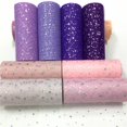 thumbnail image 4 of Rollo de tul con lentejuelas brillantes, carrete de tul de 15cm x 22m, falda de tutú, Organza láser, decoración de boda, Navidad, suministros para fiestas de cumpleaños, 4 of 4