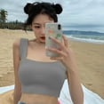 thumbnail image 4 of Spdoo Knitted Vest Women Outer Wear Slim-fit Cropped Bra Short Bottoming Top, 4 of 5