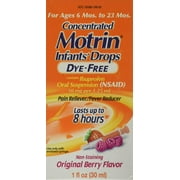 Motrin Concentrated Infants Drops Berry Flavor, 1 Oz, 2-Pack