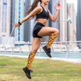 thumbnail image 6 of Lsque Skulls Pattern Sport Compression Socks for Men & Women 15-20 mmHg Knee High Nurse Pregnant Running Medical and Travel Athletic, 6 of 6