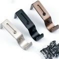 SPRING PARK Adjustable Iron Hang Center Support Curtain Rod Bracket