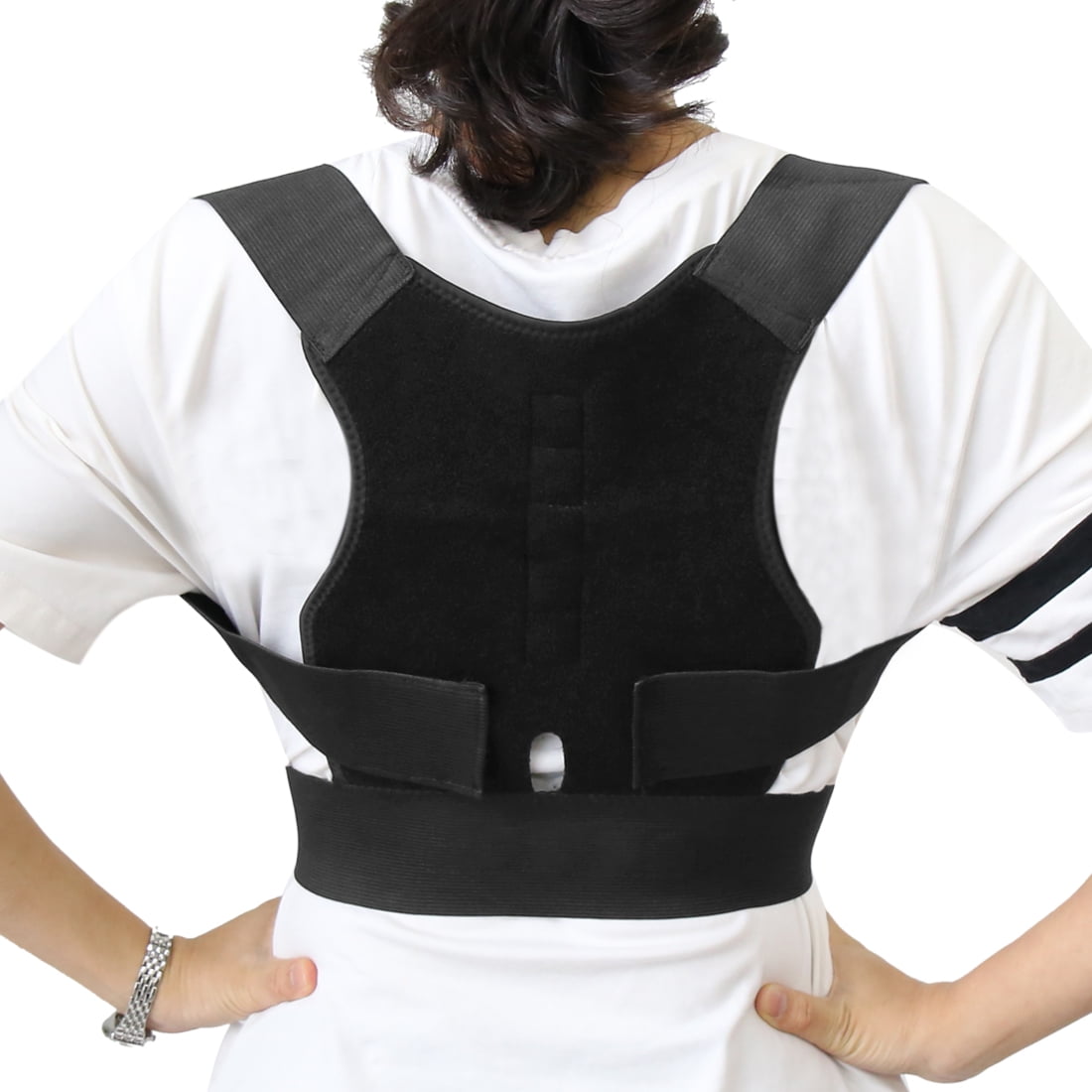Unique Bargains Adjustable Posture Back Shoulder Corrector