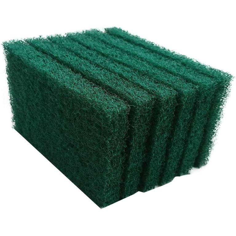 12 Pcs Scrub Sponge Scouring Pads Pot Brush Scrubber For Kitchen Scrubbers  & Metal Grills