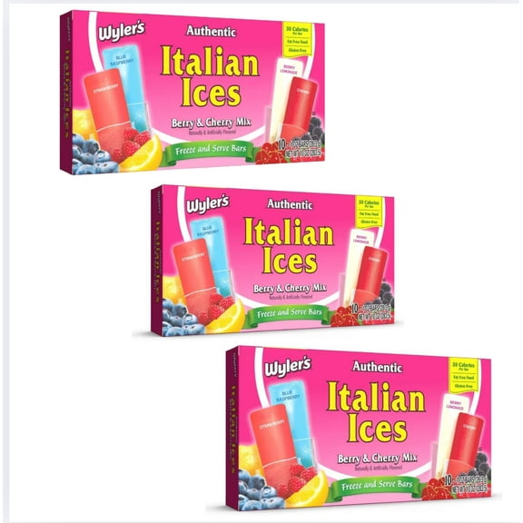 Italian Ices Berry & Cherry Mix-30 oz total