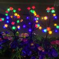thumbnail image 3 of Luz solar para jardín al aire libre, luces solares decorativas a prueba de agua Lámpara de paisaje para exteriores para jardín, patio, camino, decoración navideña 70 cm Color de luz de control dual TUNC Sencillez, 3 of 5