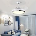 thumbnail image 3 of Graflsoa 48-Inch Smart Ceiling Fan Light with Remote Control, Adjustable Color Temperature 3000-6500K, Suction Cup Mount, 4 Blades, LED 96W, White Finish, 220V, 3 of 6