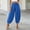 Blue women's harem pants casual loose a1, variant on Women's Harem Pants Casual Loose Elastic Waist Flowy Ankle Pants Yoga Lounge Trousers Drawstring Beach Workout Clothes, Beige L