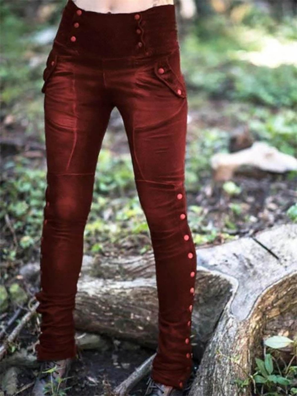 Well Rivet Split Slim Stretch Pockets 