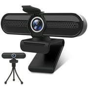 1080P Live Streaming Webcam with Microphone Wide Angle View for Online Teaching Conference Vizolink